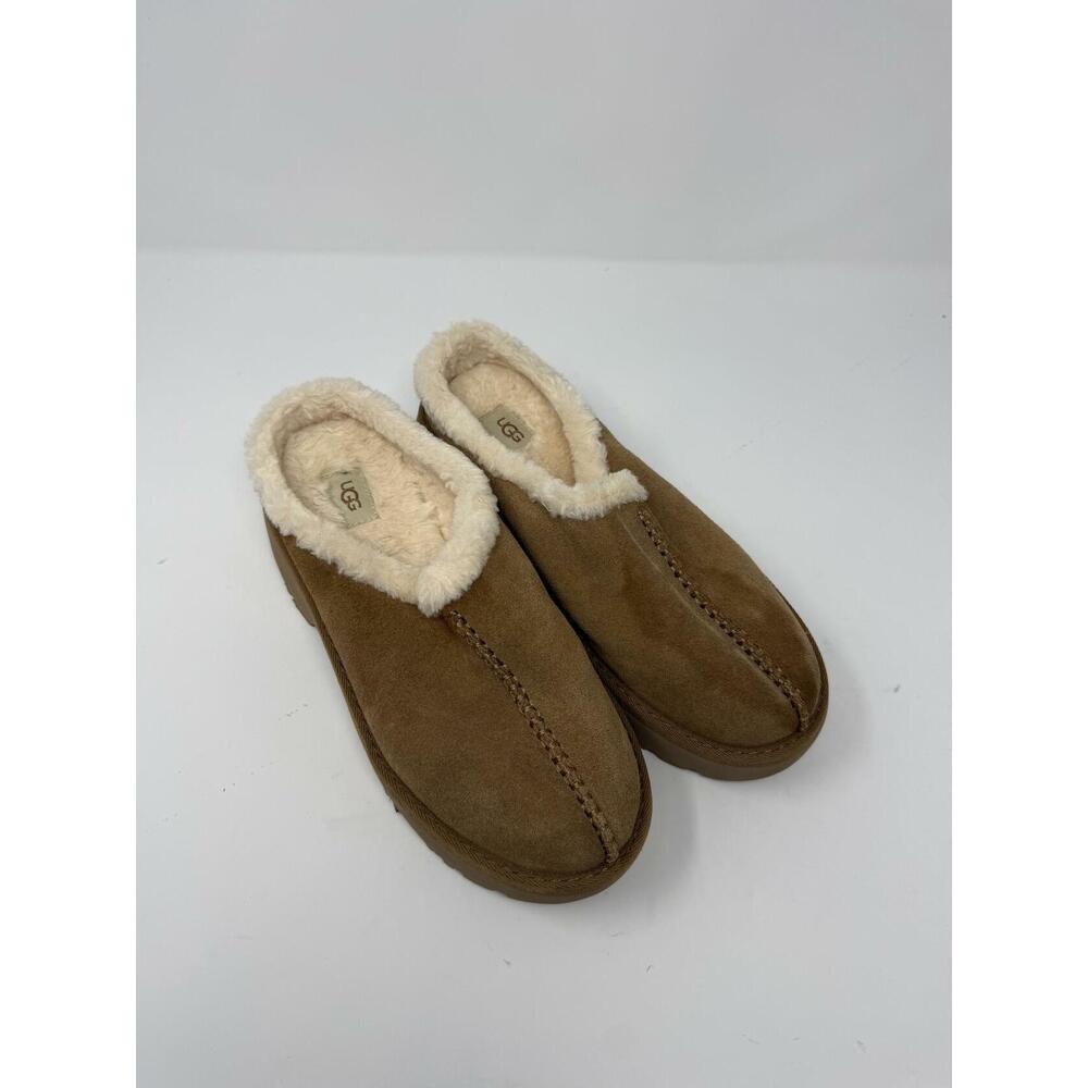UGG Women's New Heights Cozy Clog Shoe Chestnut 9 - Picture 2 of 11